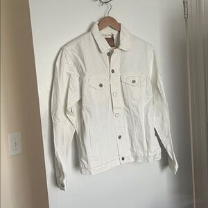 NWT - Lucky Brand White Denim Jacket